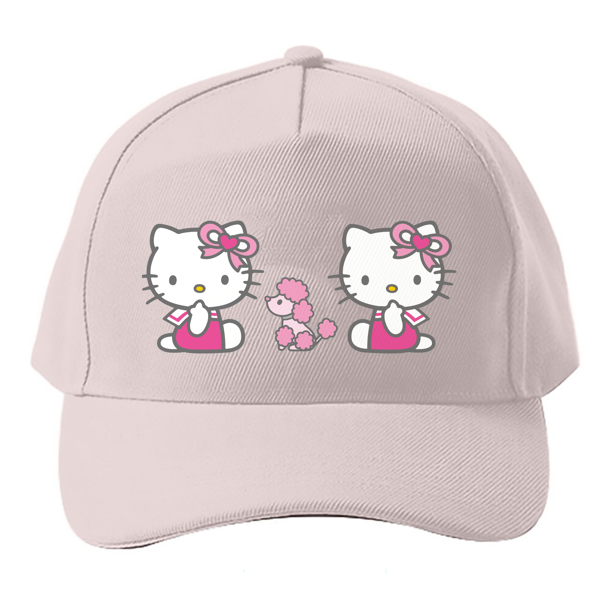 （画像用） Hello Kitty ハローキティ ベースボールキャップ 綿100％ 男女兼用 帽子 スポーツ